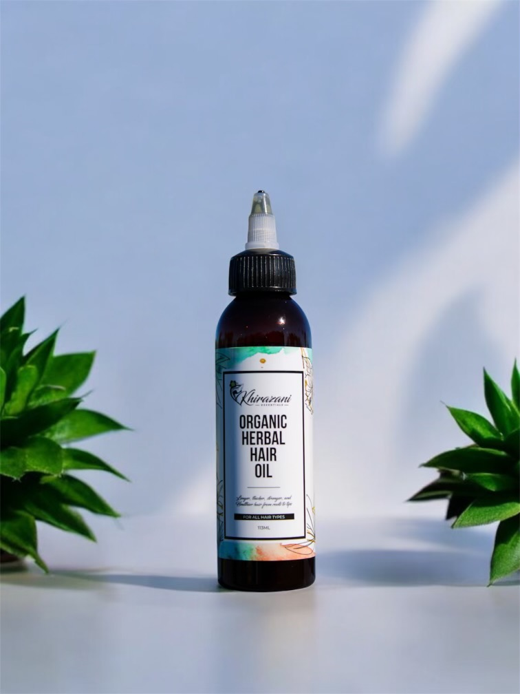 Organic Herbal Hair Oil – Regrow, Strengthen & Nourish | Khirazani Essentials