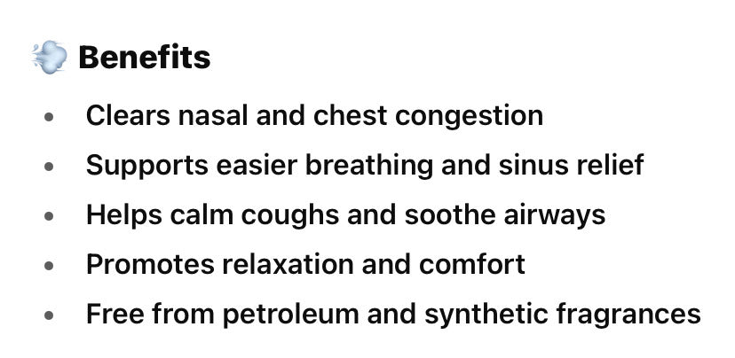 BreatheEzie Decongestant Rub