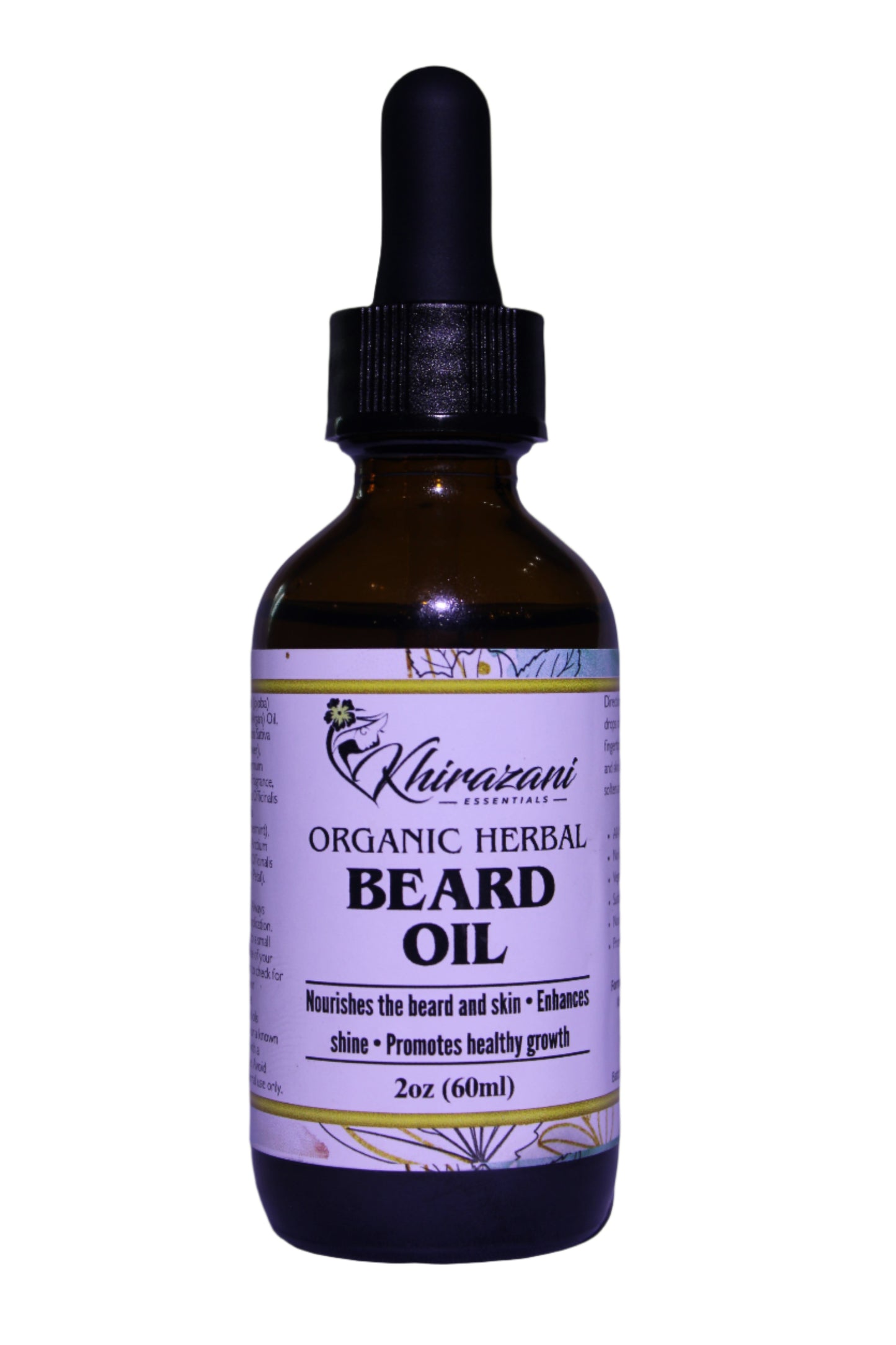 Organic Herbal Beard Oil – Soften, Nourish & Promote Growth | Khirazani Essentials
