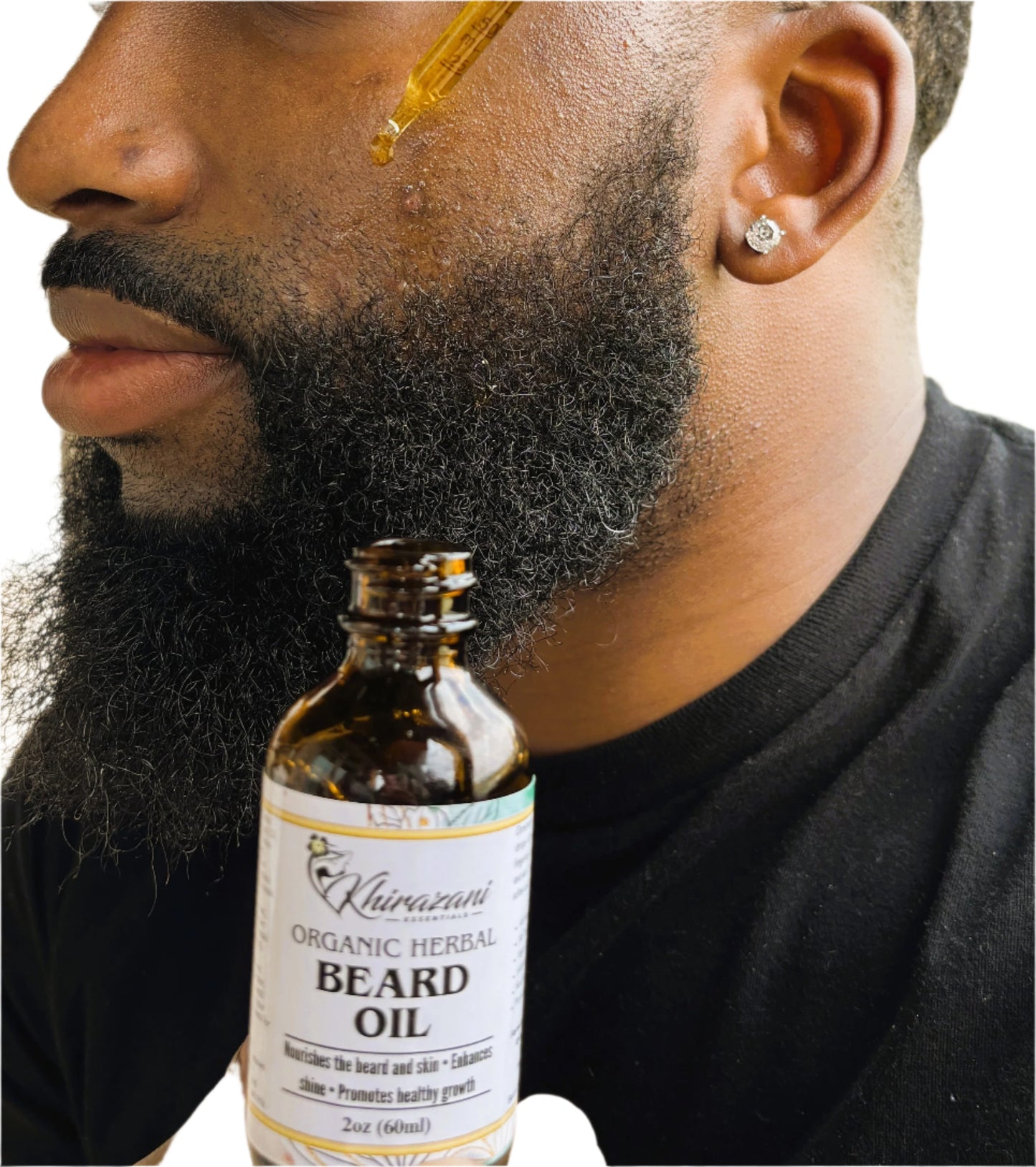 Organic Herbal Beard Oil – Soften, Nourish & Promote Growth | Khirazani Essentials